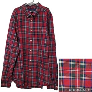 Ralph Lauren Plaid Button Down Shirt Size Boys XL (18-20) Christmas Holiday